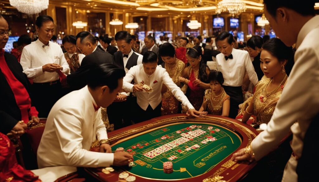 Bakarat langsung (live baccarat)