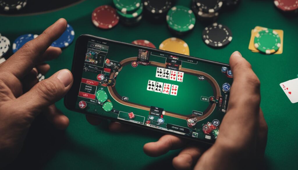 Main Judi poker di ponsel